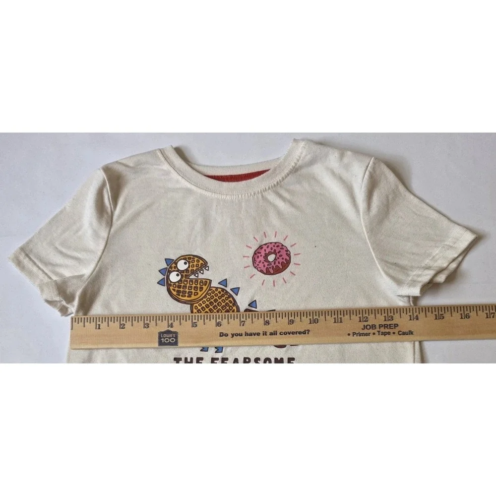 Cat & Jack Girls' White Short-Sleeve CrewNeck SleepShirt Size 5‎